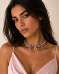 Eternal Rose Diamond Necklace in 18K Gold