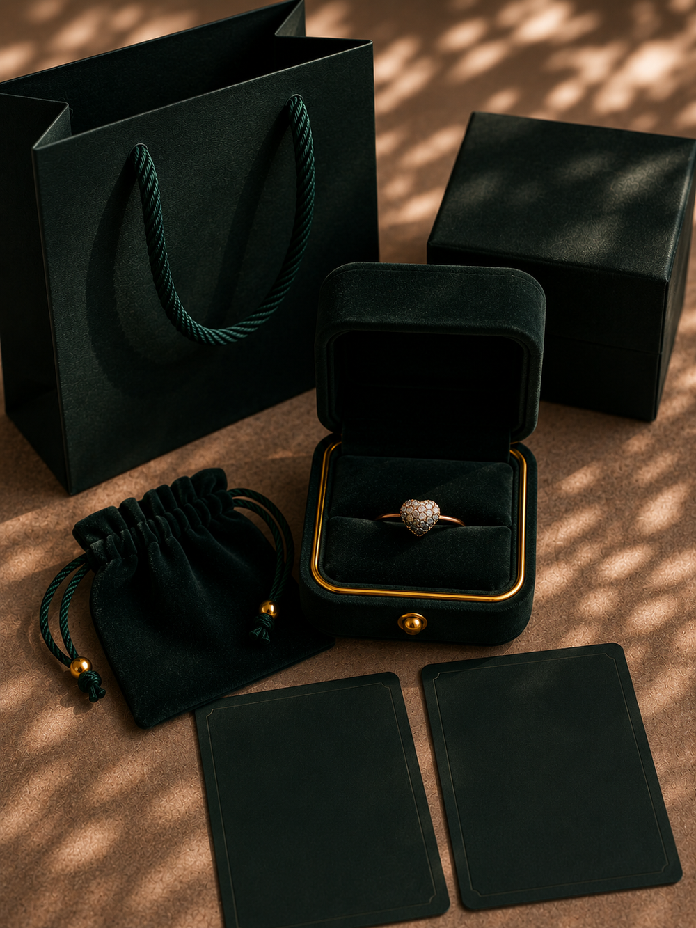 Sweet Disco Ombre Diamond Ring in 18K Gold