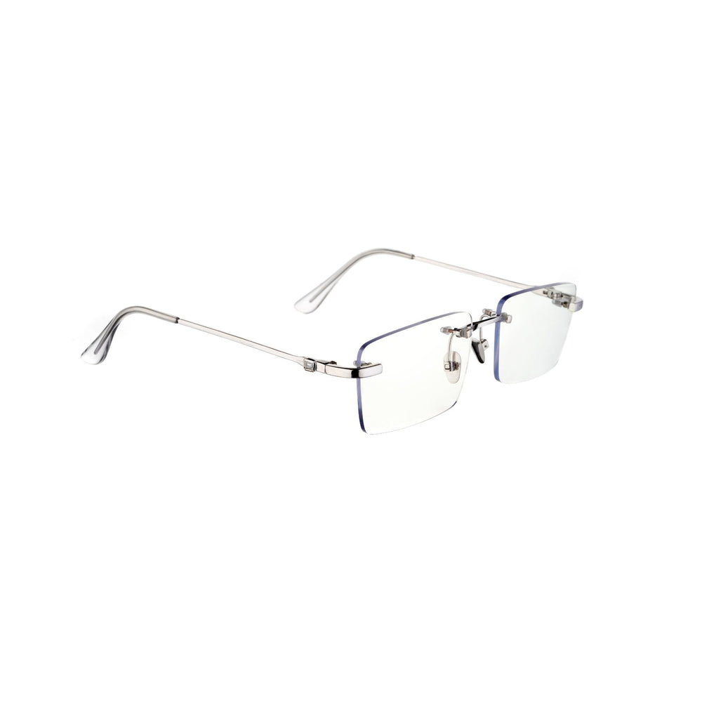 14K White Gold Luxury Diamond Reading Glasses