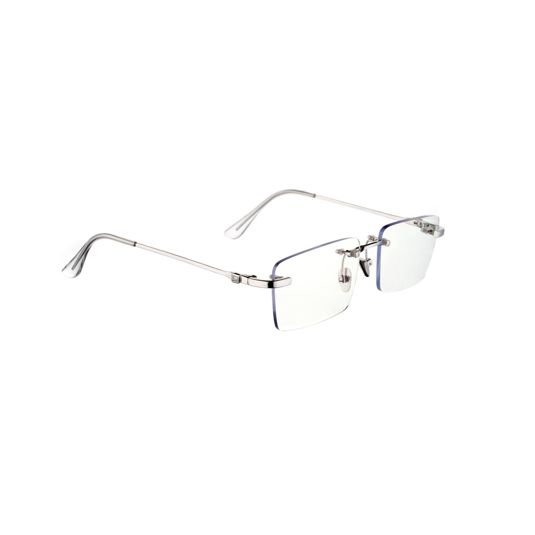 14K White Gold Luxury Diamond Reading Glasses