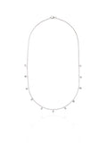 Minimal Diamond Charm Necklace in 18K Gold
