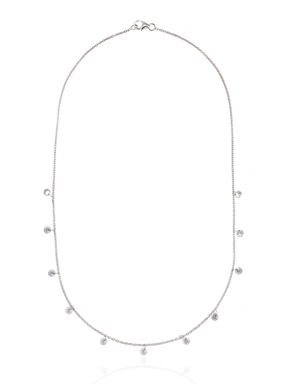 Drill Diamond Chain Necklace in 18K Gold