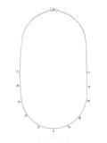 Drill Diamond Chain Necklace in 18K Gold