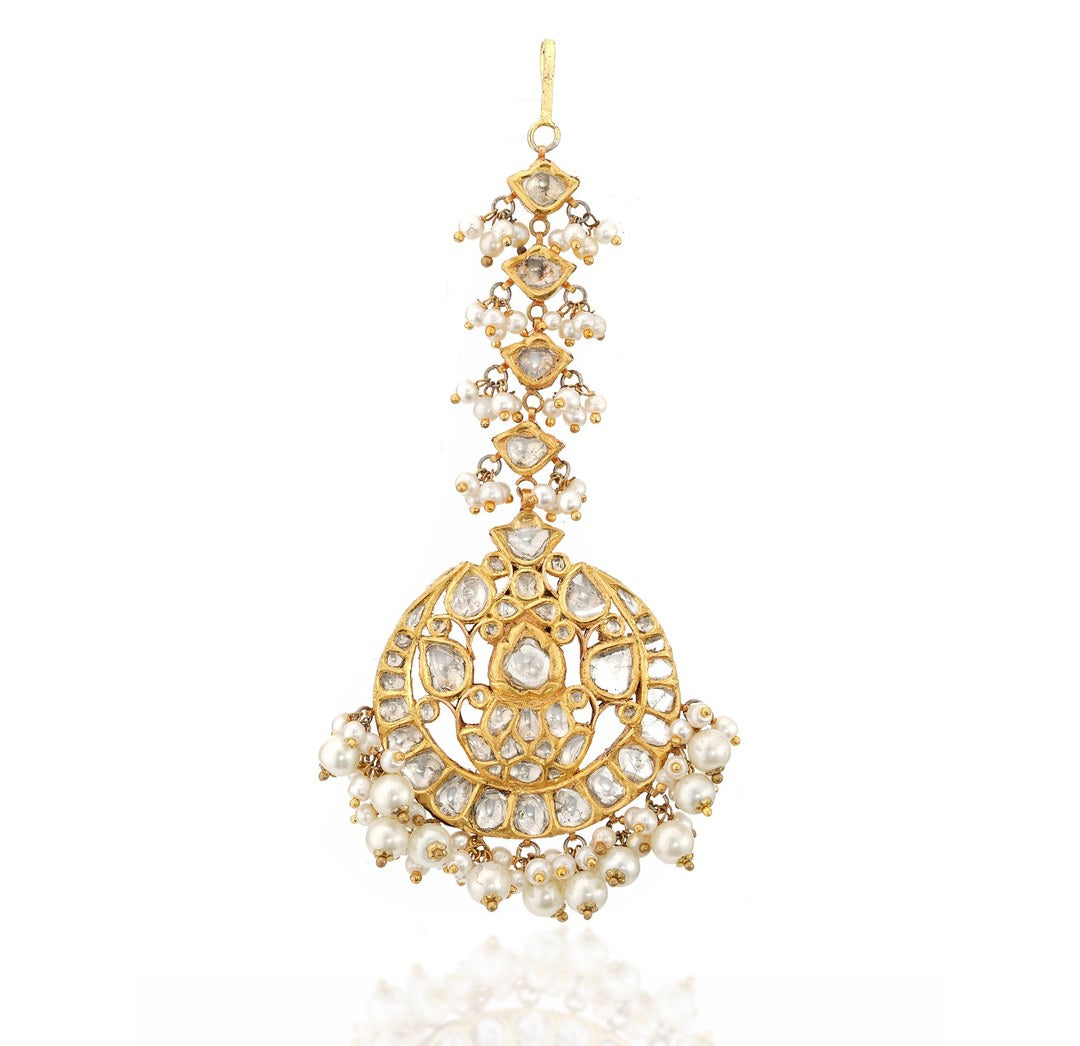 22K Gold Traditional Maang Tikka