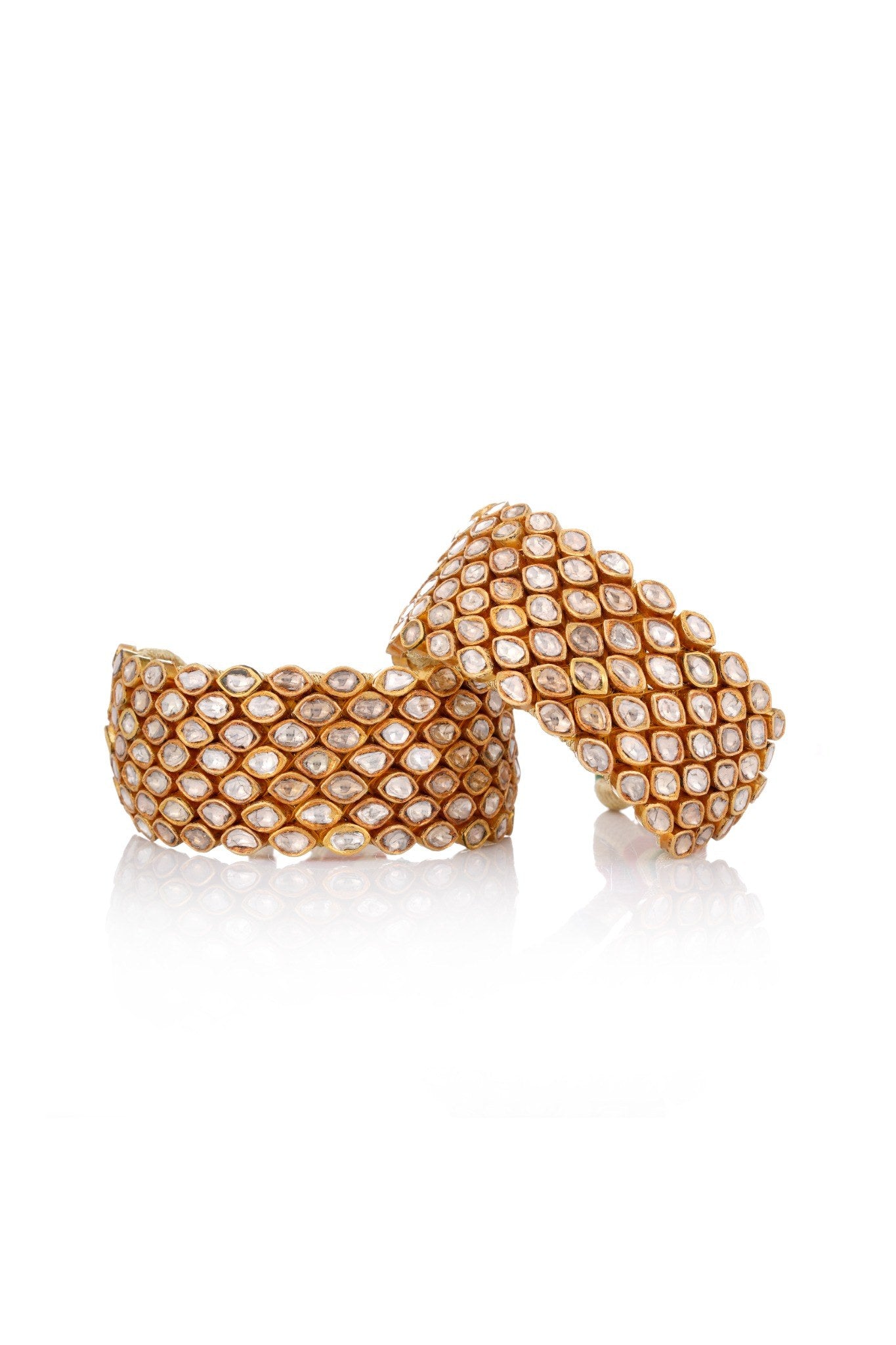 Rajvansh Polki Heritage Bracelet in 18K Gold