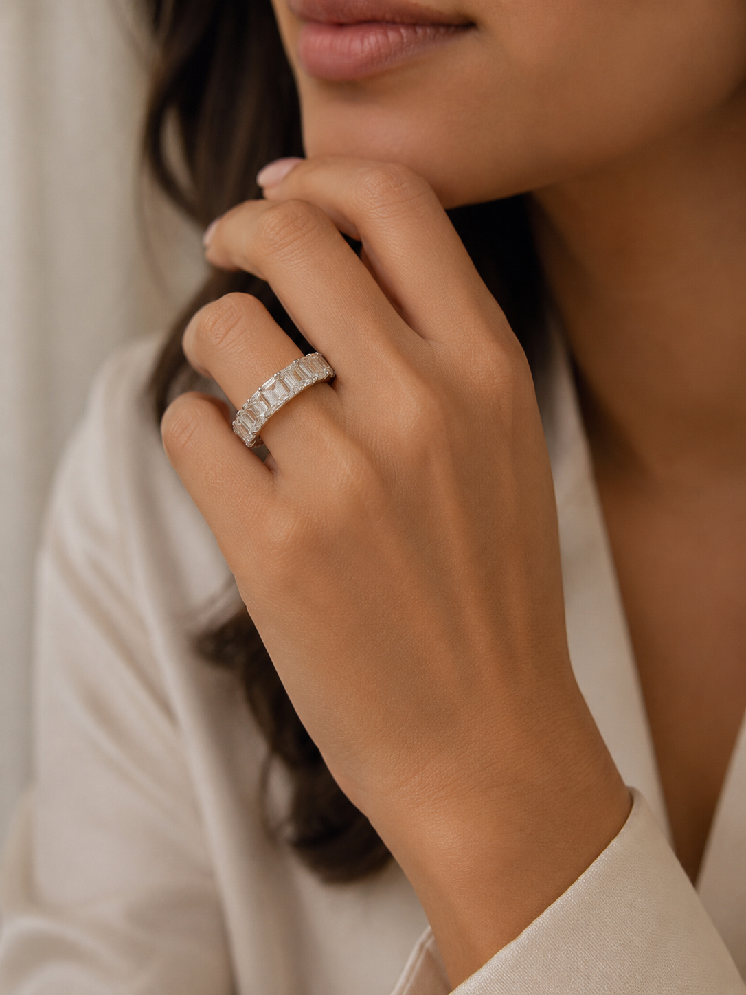 Eterna Diamond Band Ring