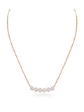Tiara Round Diamond Pendant Necklace in 18K Gold