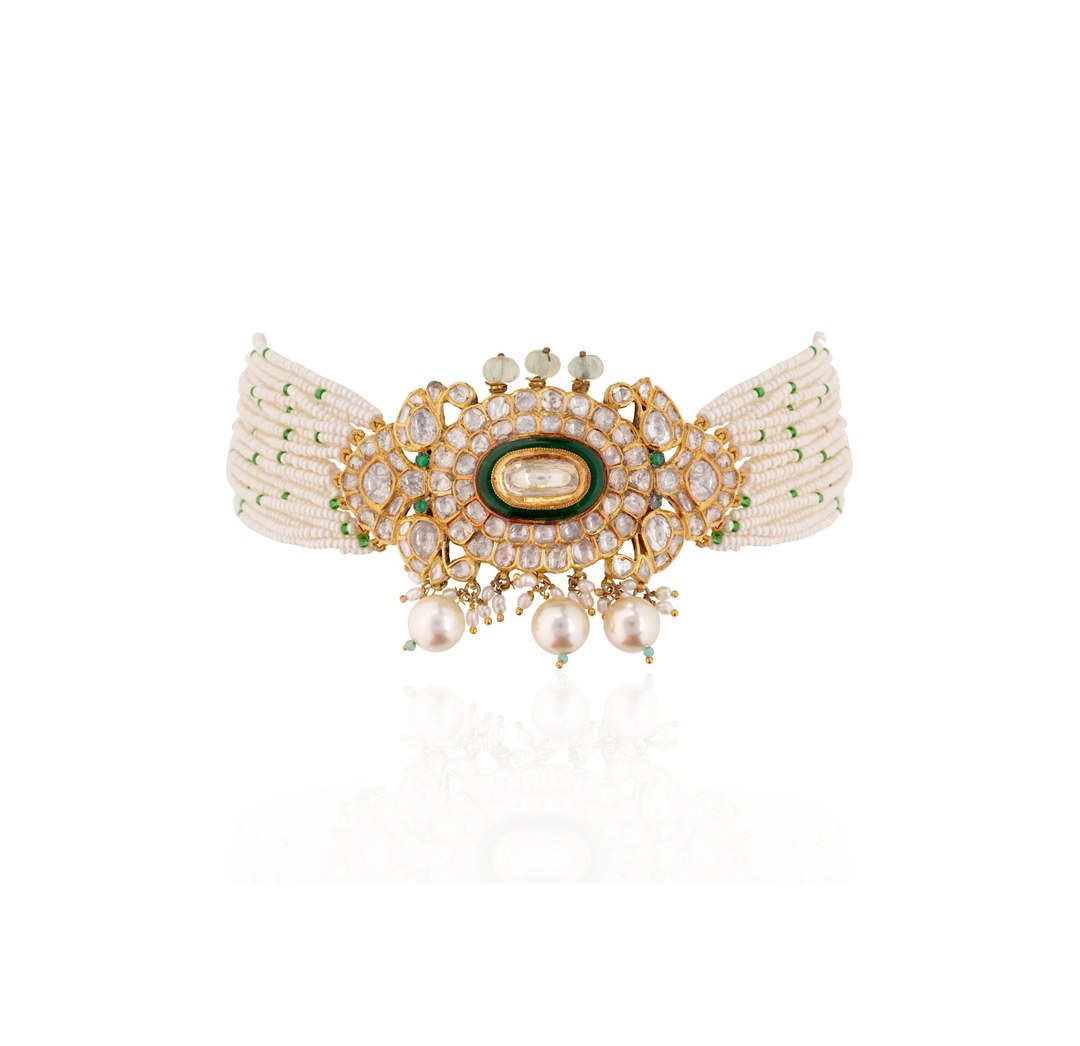 18K Gold Polki Bridal Jewellery Set