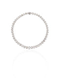 Pearl Diamond Statement Necklace in 18K Gold