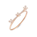 Fleuré Diamond Floral Bracelet in 18K Yellow Gold