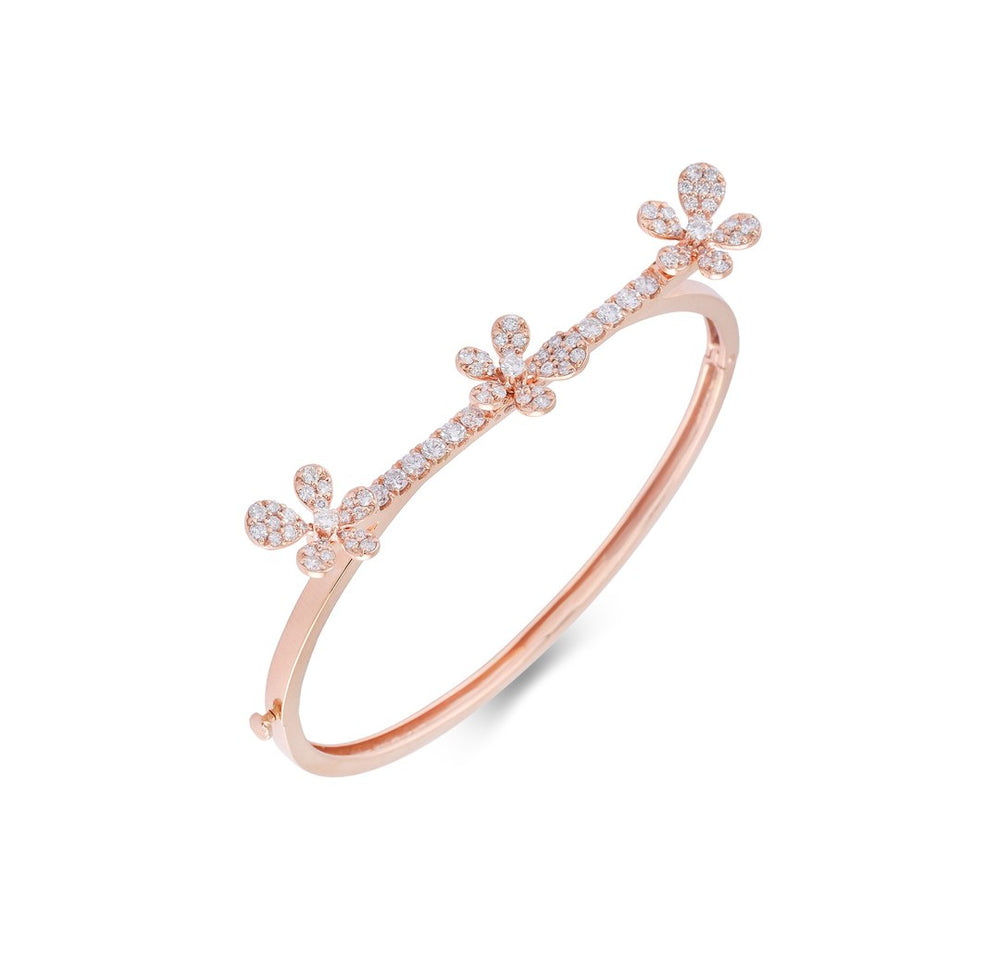 18K Rose Gold Diamond Charm Bracelet | Fine Jewellery