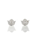 Izzari Fleur Diamond Cluster Stud Earrings