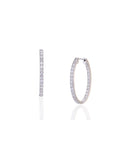 Izzari Trinity Diamond Minimal Stud Earrings