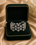 Rosélle Rose Cut Diamond Bracelet in 18K White Gold