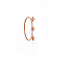 18K Rose Gold Diamond Charm Bracelet | Natural Diamonds
