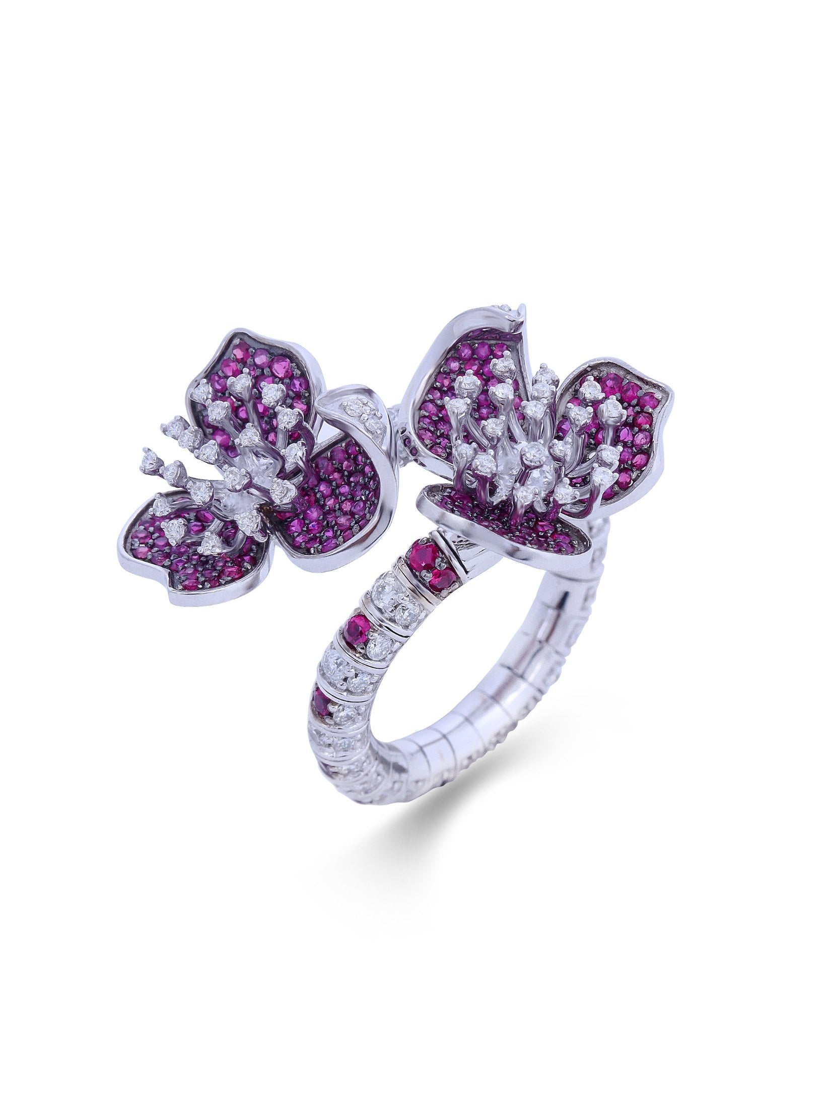 Eternal Rose Diamond Ring in 18K Gold