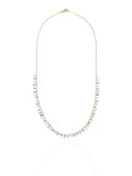 Rosé Cascade Rose Cut Diamond Necklace in 18K Gold | Luxury Fine Jewellery