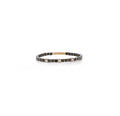 14K White Gold Black Diamond Tennis Bracelet