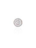 Rosé Halo Rose Cut Diamond Pendant Necklace in 18K Gold | Luxury Fine Jewellery