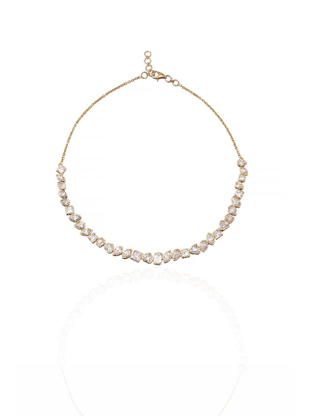 Auric Line Diamond Necklace in 18K Gold | Luxury Fine Jewellery