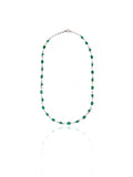Emerald Charm Diamond Station Necklace in 18K Gold | Luxury Fine Jewellery