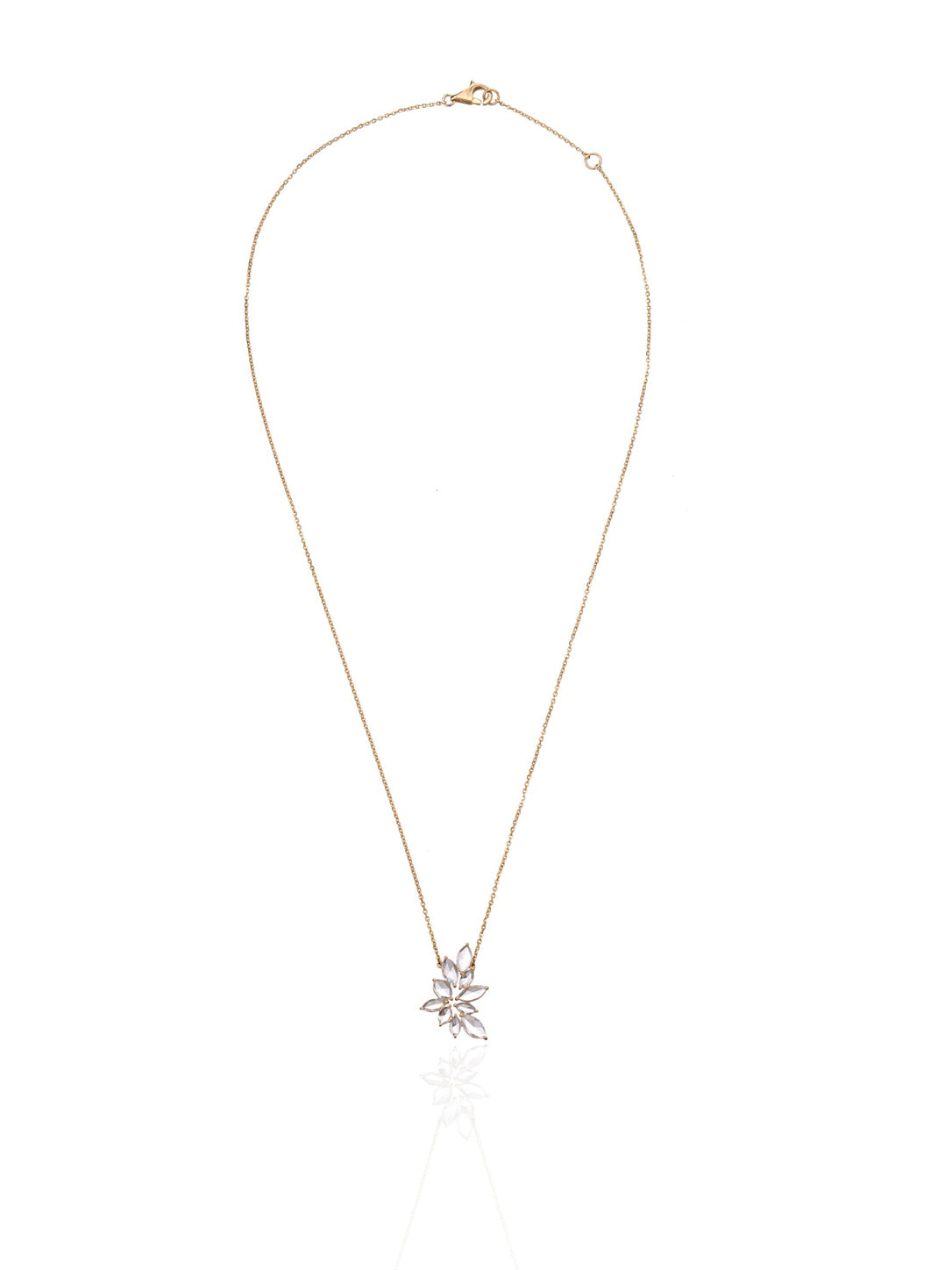 Luna Spark Diamond Pendant Necklace in 18K Gold | Luxury Fine Jewellery
