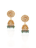 Mehrunissa Grand Heritage Earrings in 18K Gold