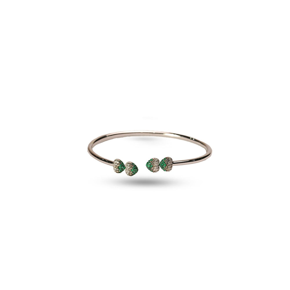 Sweet Disco Garden Diamond Bracelet in 18K White Gold