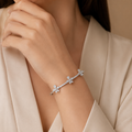 Jasmine Diamond Bracelet in 18K White Gold