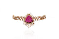 Ruby Blossom Diamond Pendant Necklace in 18K Gold | Luxury Fine Jewellery