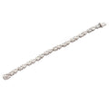 18K White Gold Diamond Line Bracelet