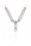Regalia Pearl Drop Diamond Choker Necklace in 18K Gold | Luxury Fine Jewellery