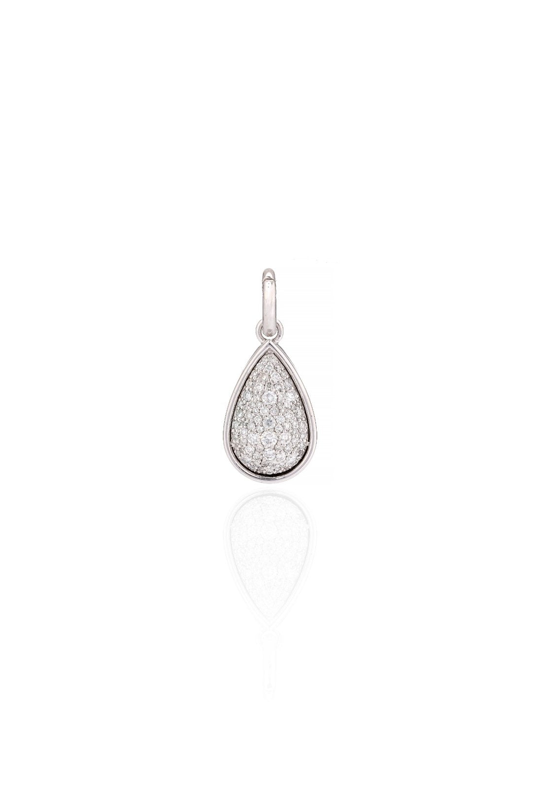 Luna Teardrop Diamond Pendant Necklace in 18K Gold | Luxury Fine Jewellery