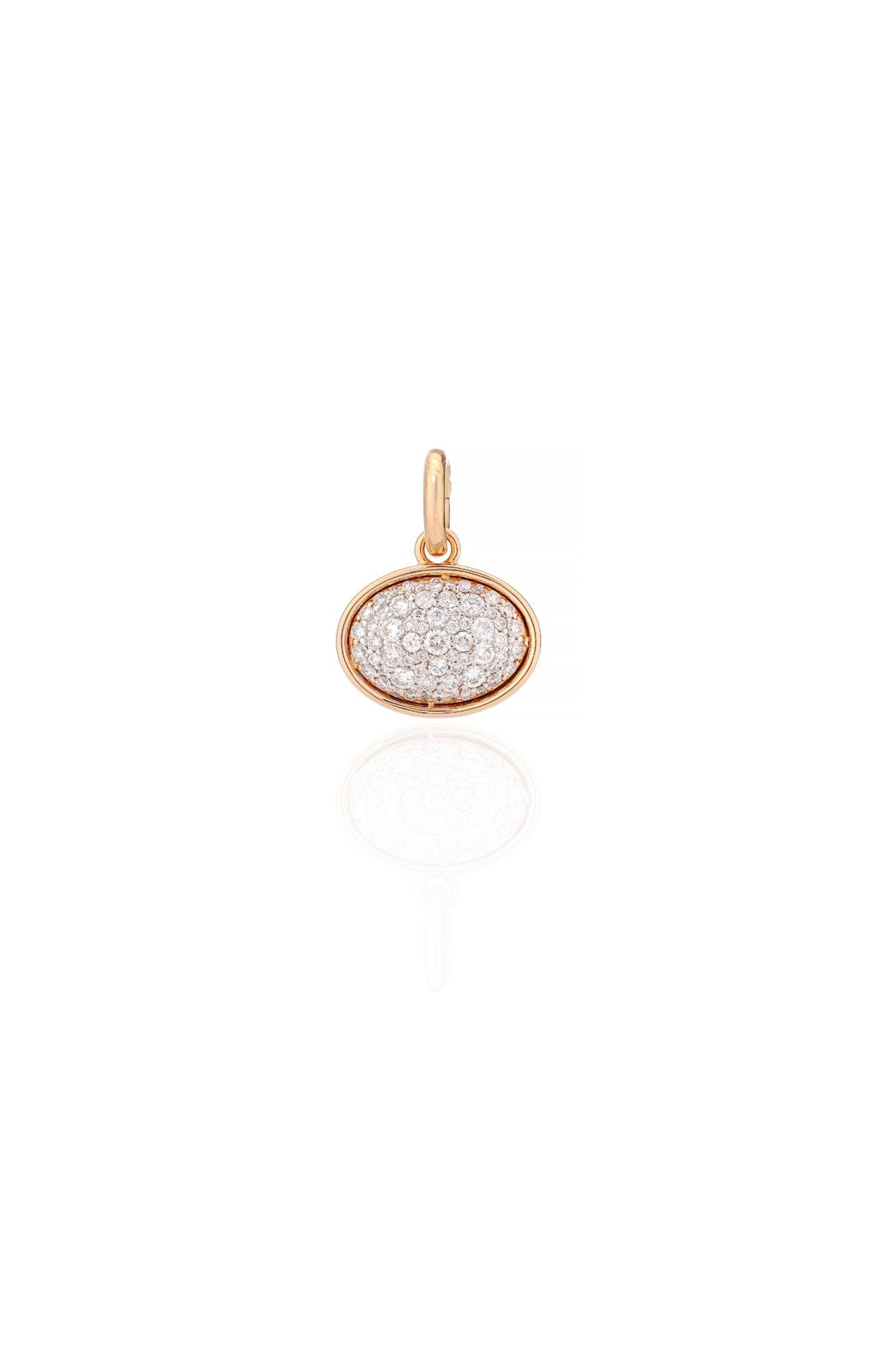 Celestia Oval Diamond Pendant Necklace in 18K Gold | Luxury Fine Jewellery