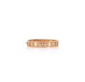 18K Yellow Gold Diamond Crossover Cuff Bracelet