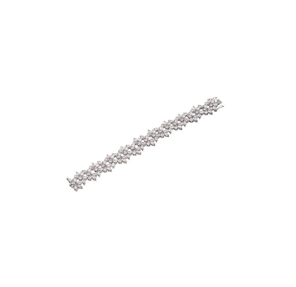 18K White Gold Diamond Tennis Bracelet