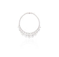 18K White Gold Diamond Statement Necklace