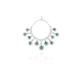 Emerald Diamond Statement Necklace in 18K White Gold | Luxury Fine Jewellery