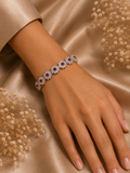 Éclipse Duo Diamond Bracelet in 18K White Gold