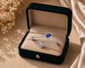 Celestia Tulip Tanzanite Diamond Bracelet in 14K Gold