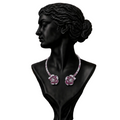 Eternal Rose Diamond Necklace in 18K Gold