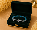 Jasmine Aqua Celeste Diamond Bracelet in 18K White Gold