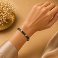 Noir Élise Diamond Tennis Bracelet in 14K Gold