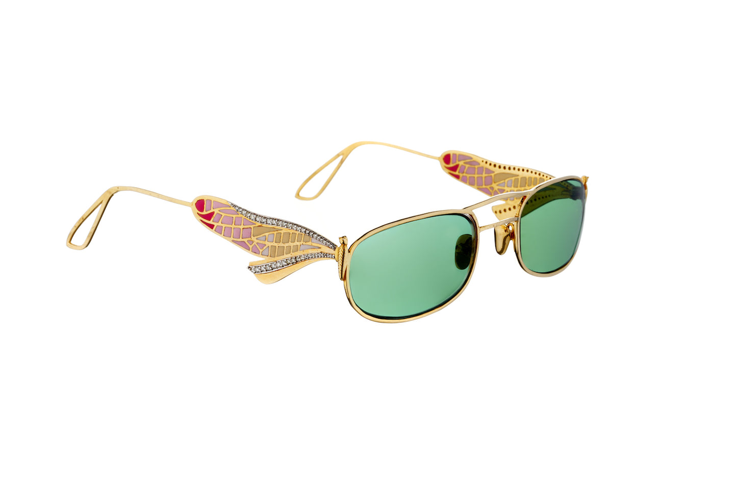French Enamel Dragonfly Sunglasses