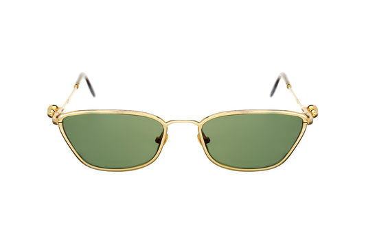 Green Full Rim Side Gold Balls Sunglasses