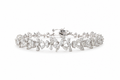 Asterica Pear & Marquise Diamond Bracelet in 18K Gold