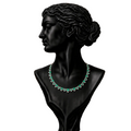 Emerald Royale Diamond Tennis Necklace in 18K Gold | Luxury Statement Fine Jewellery