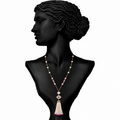 Ruby Diamond Statement Necklace in 18K Gold