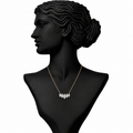 Tiara Marquise Diamond Pendant Necklace in 18K Gold