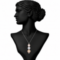 Vintage Diamond Pendant Necklace in 18K Gold